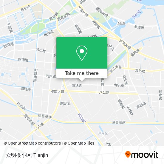 众明楼小区 map