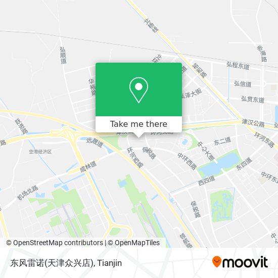 东风雷诺(天津众兴店) map