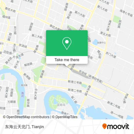 东海云天北门 map