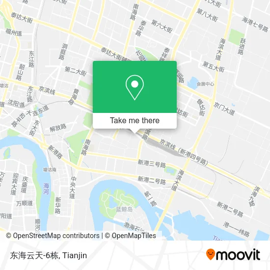 东海云天-6栋 map