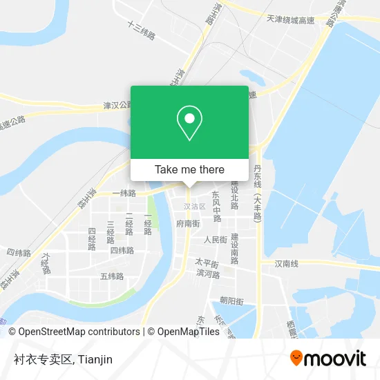 衬衣专卖区 map