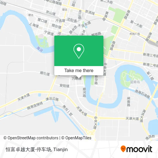 恒富卓越大厦-停车场 map