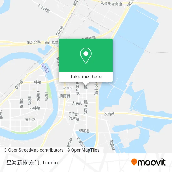 星海新苑-东门 map