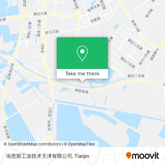 埃恩斯工业技术天津有限公司 map