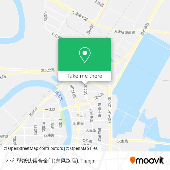 小利壁纸钛镁合金门(东风路店) map