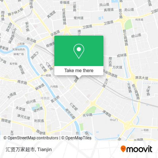 汇贤万家超市 map