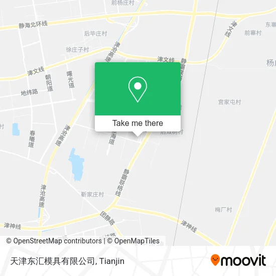 天津东汇模具有限公司 map
