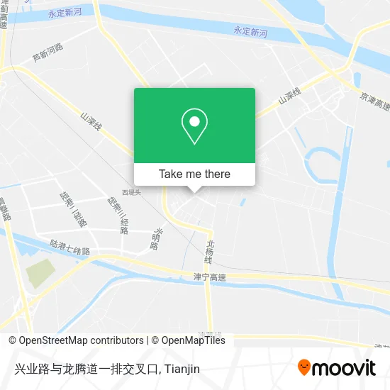 兴业路与龙腾道一排交叉口 map