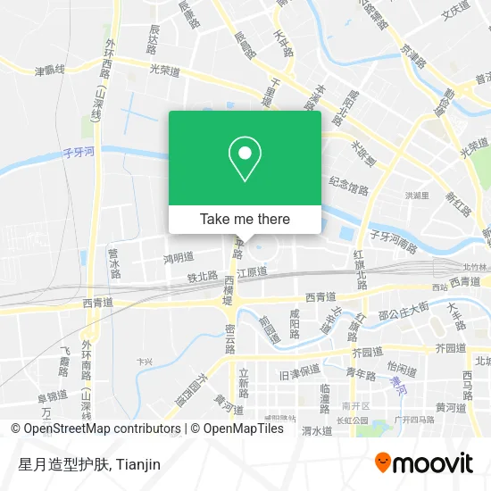 星月造型护肤 map