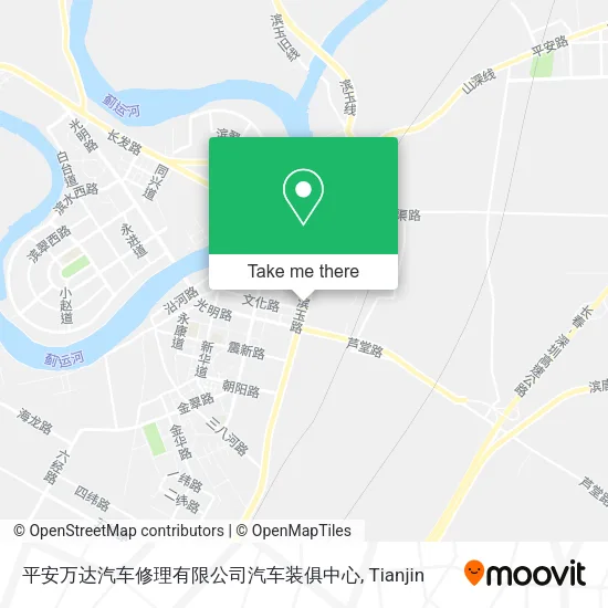 平安万达汽车修理有限公司汽车装俱中心 map