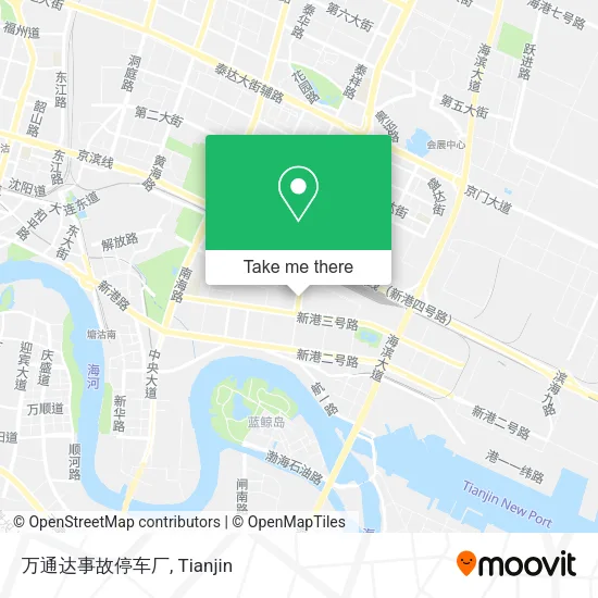 万通达事故停车厂 map