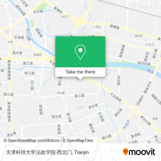 天津科技大学法政学院-西北门 map