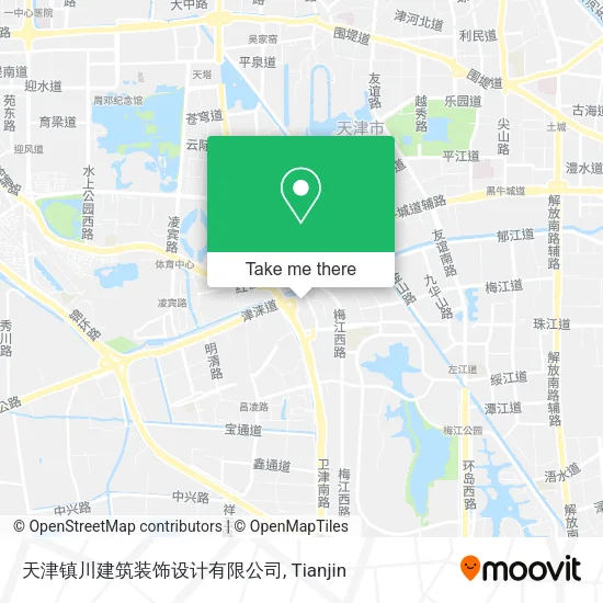 天津镇川建筑装饰设计有限公司 map