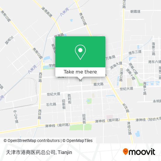 天津市港商医药总公司 map
