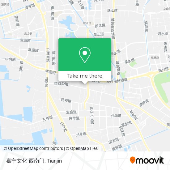 嘉宁文化-西南门 map