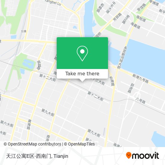 天江公寓E区-西南门 map