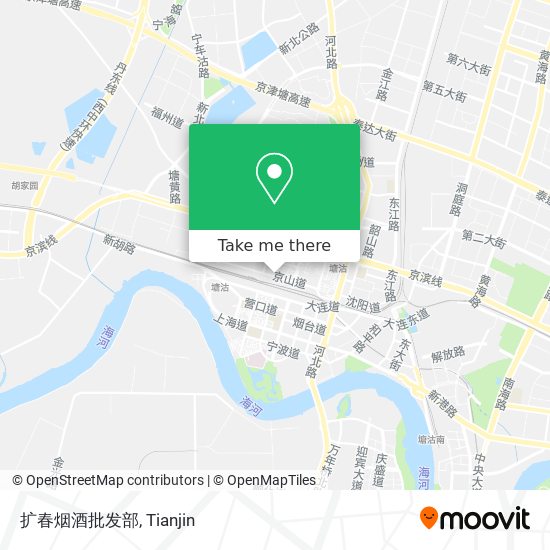 扩春烟酒批发部 map
