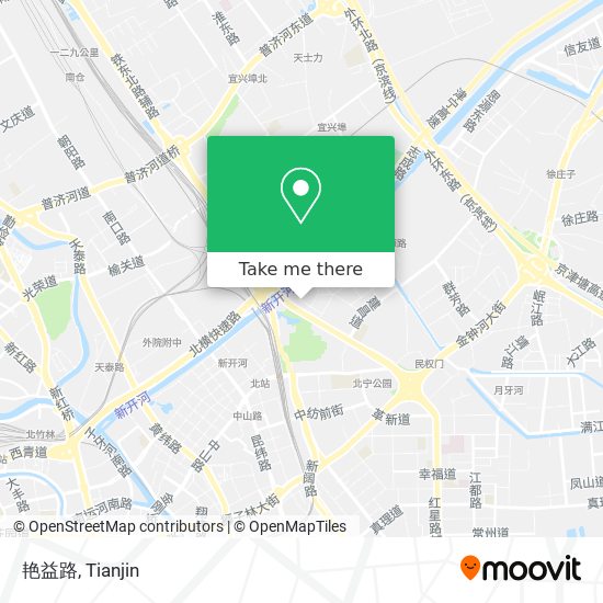 艳益路 map