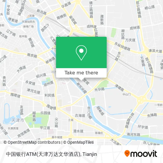 中国银行ATM(天津万达文华酒店) map