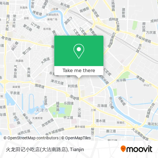 火龙田记小吃店(大沽南路店) map