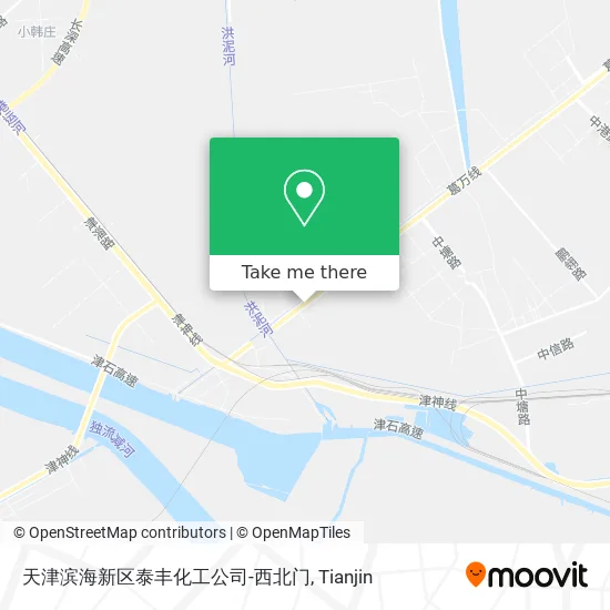 天津滨海新区泰丰化工公司-西北门 map