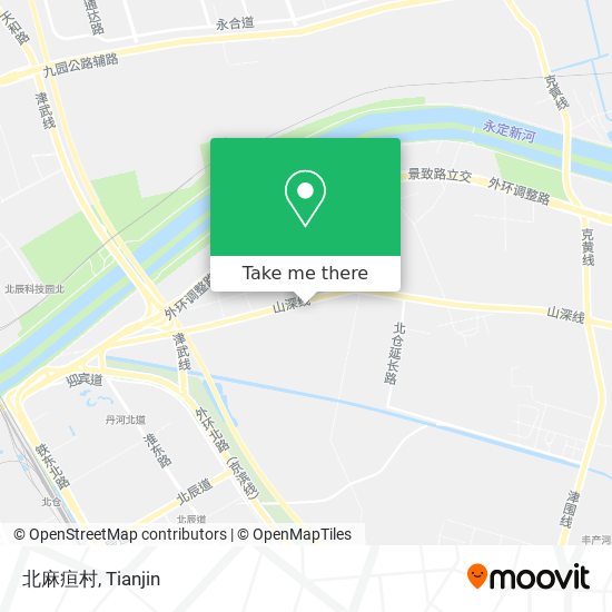 北麻疸村 map