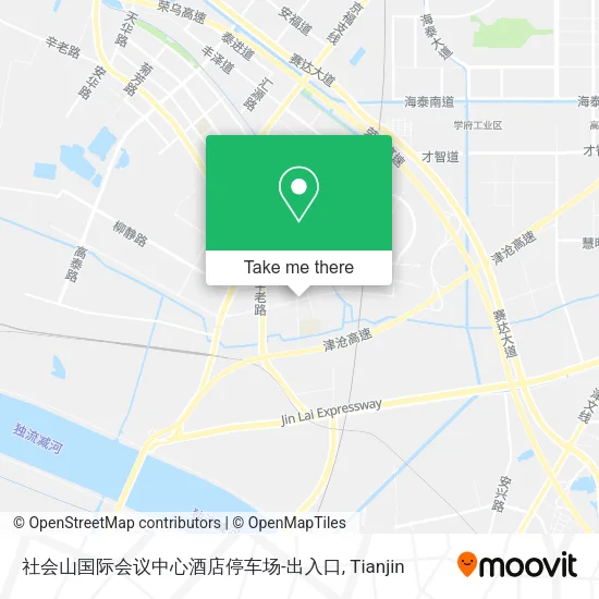 社会山国际会议中心酒店停车场-出入口 map