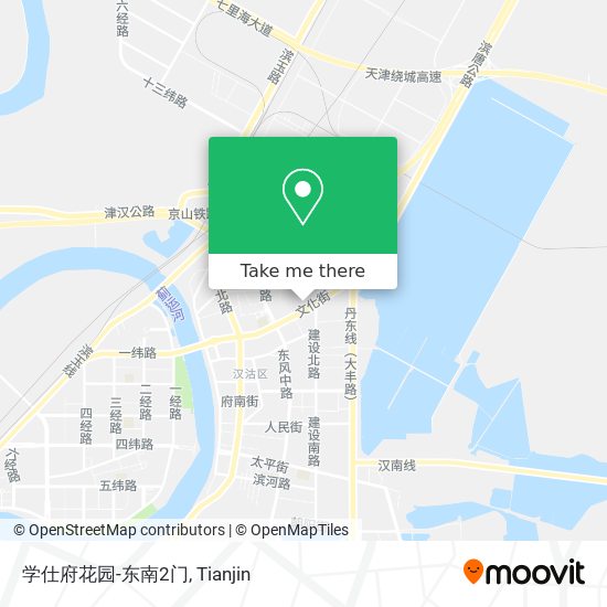 学仕府花园-东南2门 map