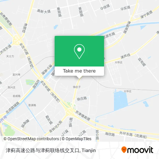 津蓟高速公路与津蓟联络线交叉口 map