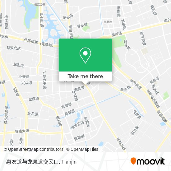 惠友道与龙泉道交叉口 map