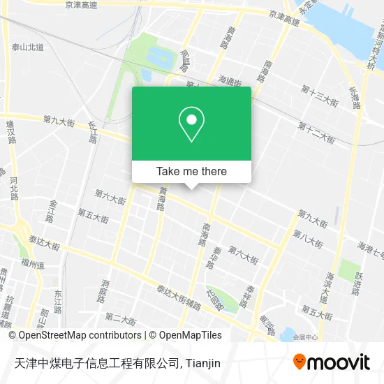 天津中煤电子信息工程有限公司 map