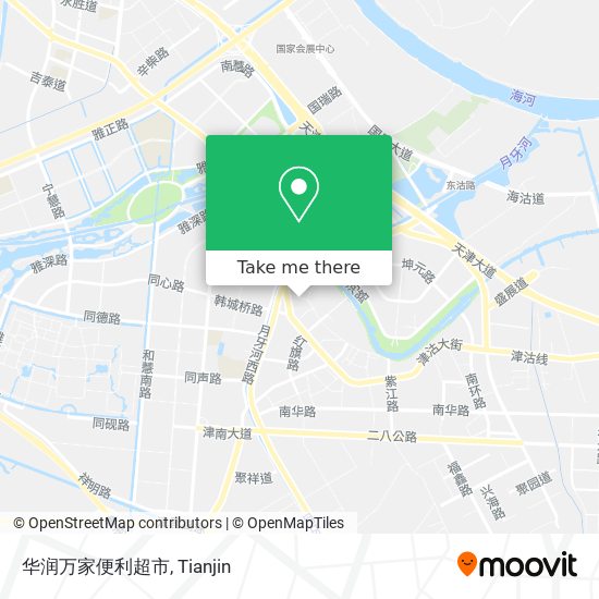 华润万家便利超市 map