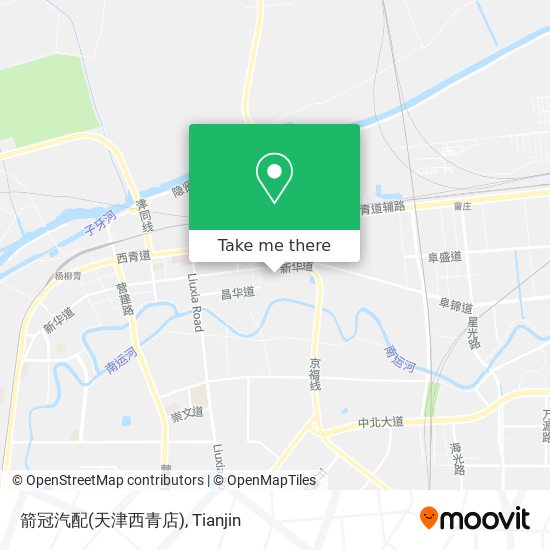 箭冠汽配(天津西青店) map