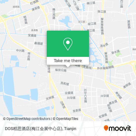 DOS稻思酒店(梅江会展中心店) map