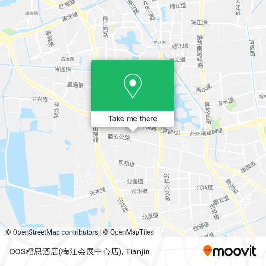 DOS稻思酒店(梅江会展中心店) map