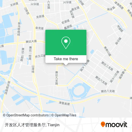 开发区人才管理服务厅 map