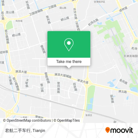 君航二手车行 map