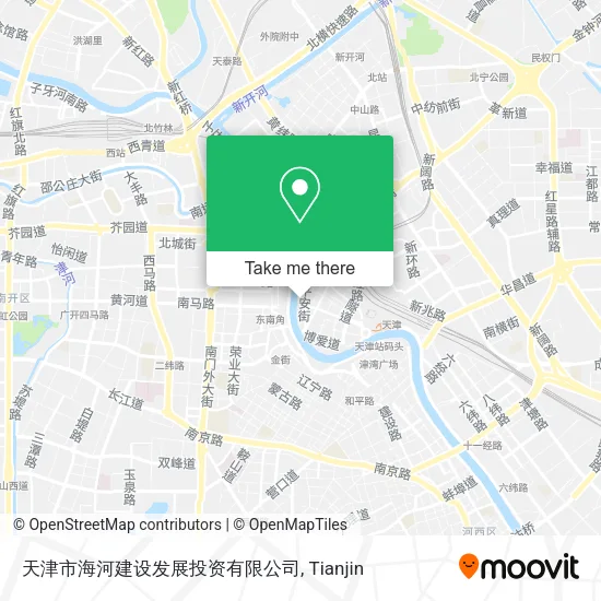 天津市海河建设发展投资有限公司 map