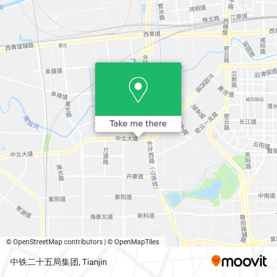 中铁二十五局集团 map