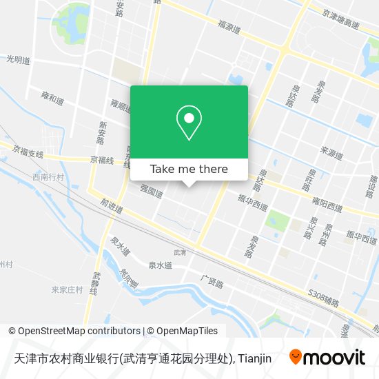 天津市农村商业银行(武清亨通花园分理处) map