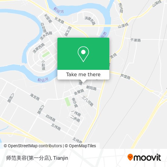 师范美容(第一分店) map