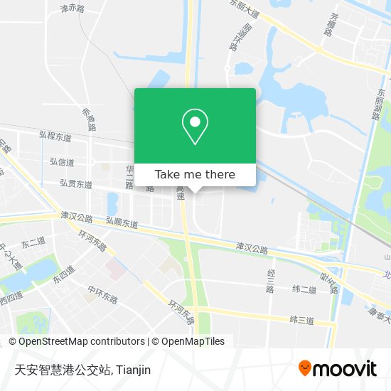 天安智慧港公交站 map