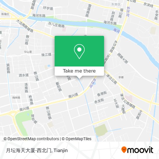 月坛海天大厦-西北门 map