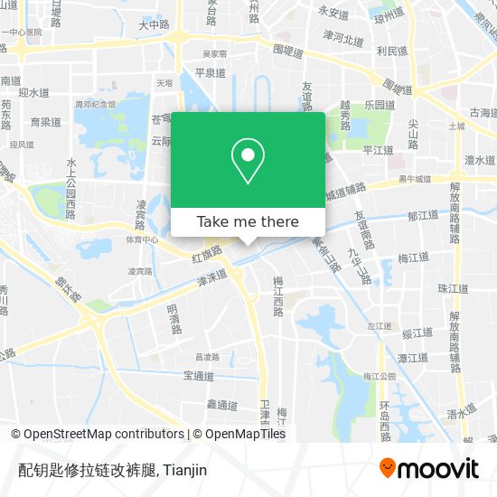 配钥匙修拉链改裤腿 map