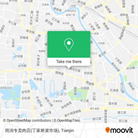 雨润专卖肉店(丁家桥菜市场) map
