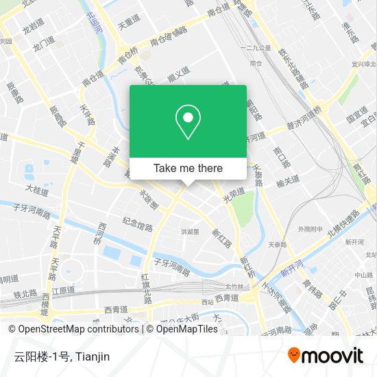云阳楼-1号 map