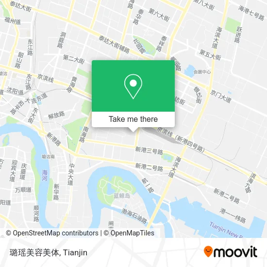 璐瑶美容美体 map