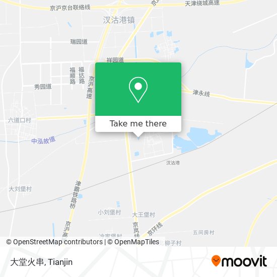 大堂火串 map