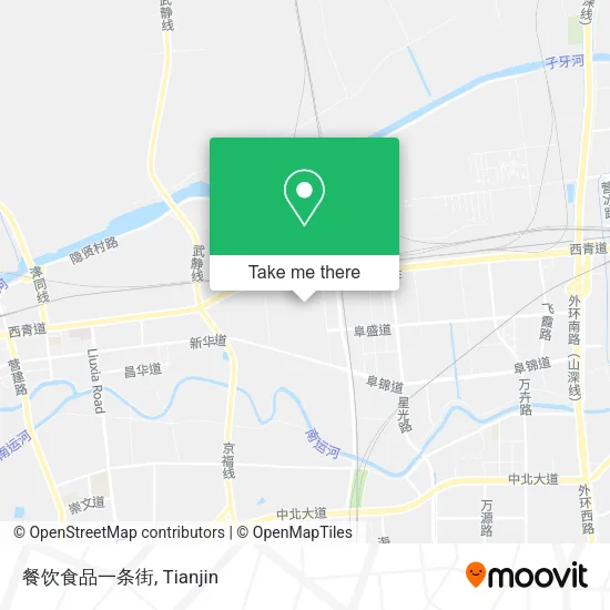 餐饮食品一条街 map