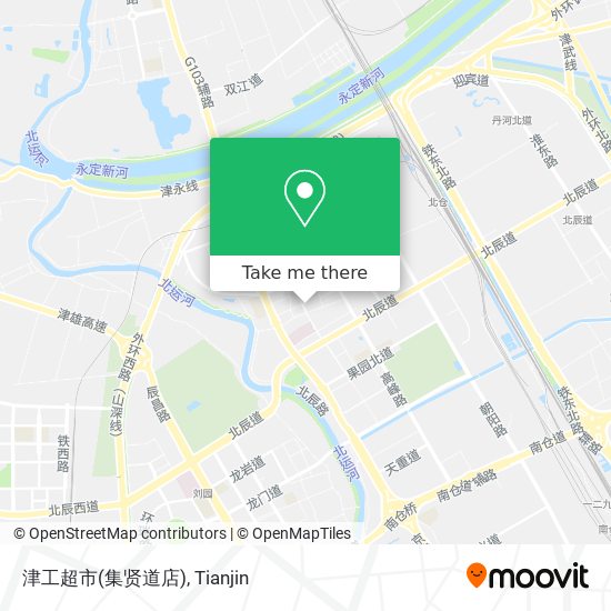 津工超市(集贤道店) map